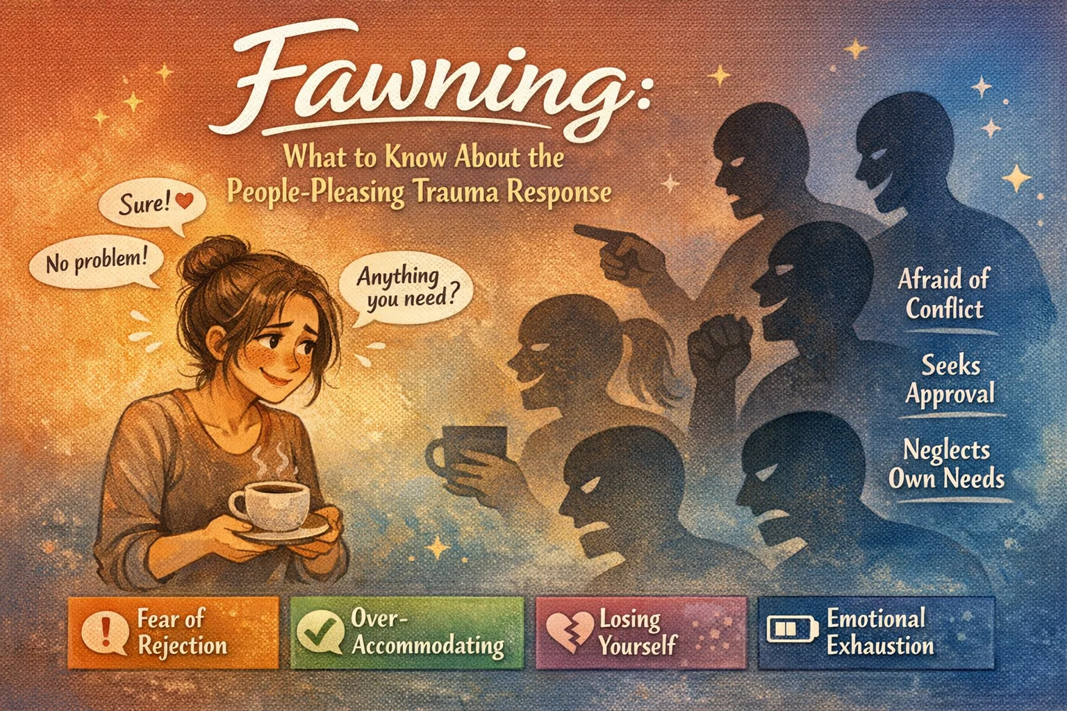 Fawning: What You Need to Know About the People-Pleasing Trauma Response simplified