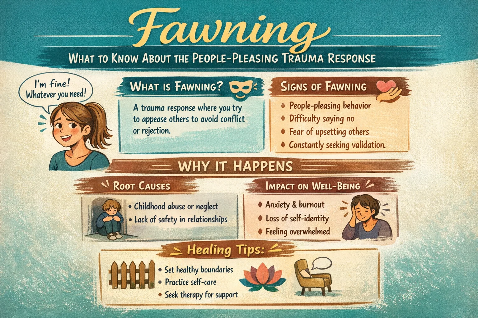 Fawning: What to Know About the People-Pleasing Trauma Response